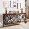 2-Tier Sofa Table 70.9 inches Console Hallway and Behind Couch
